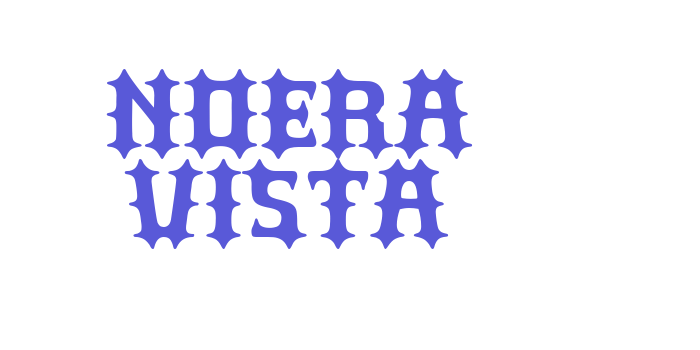 Noera Vista Font