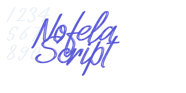 Nofela Script font free