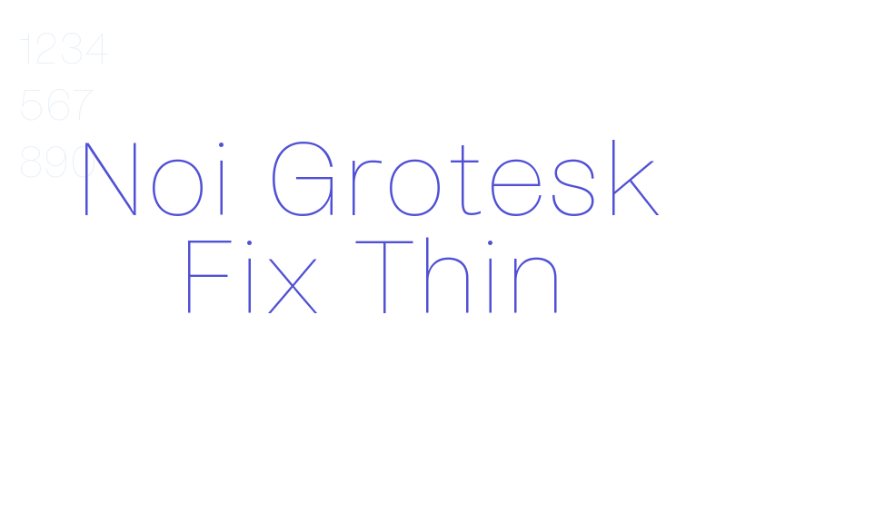 Noi Grotesk Fix Thin-font-download