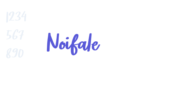 Noifale font free