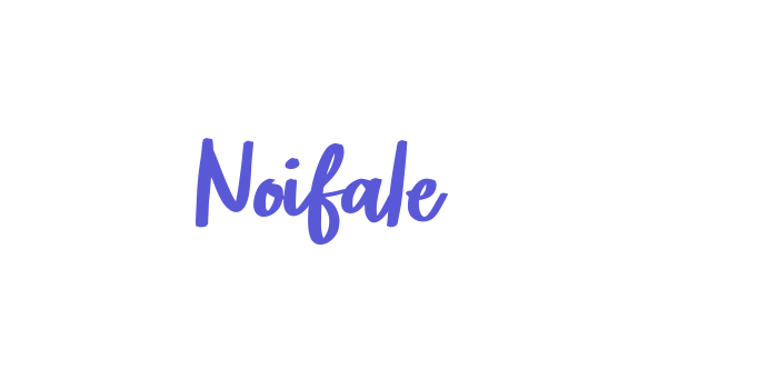 Noifale Font