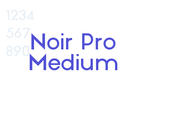 Noir Pro Medium