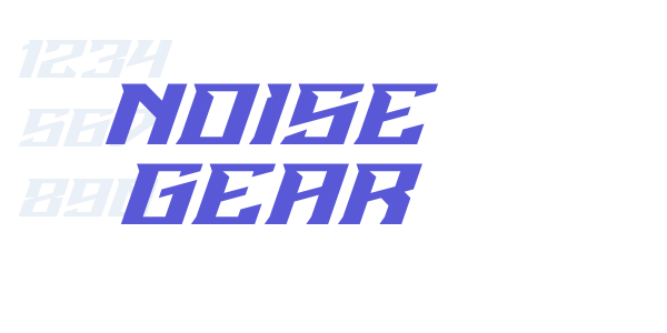 Noise Gear font free