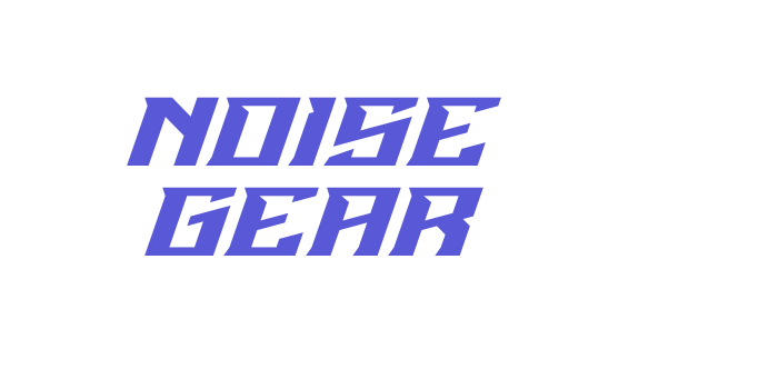 Noise Gear Font Download