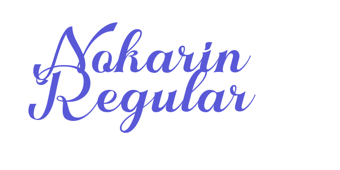 Nokarin Regular Font Download