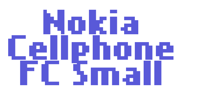 Nokia Cellphone FC Small Font Download