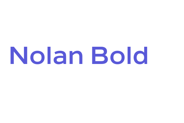 Nolan Bold Font