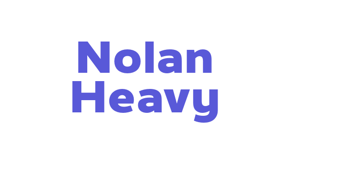 Nolan Heavy Font Download