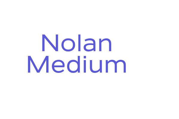 Nolan Medium Font