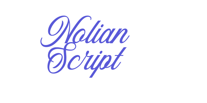 Nolian Script Font