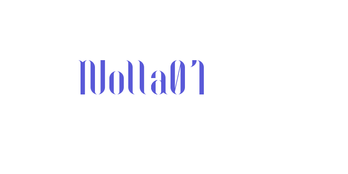 Nolla01 Font Download