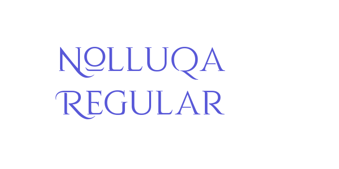 Nolluqa Regular Font