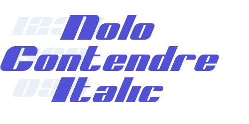 Nolo Contendre Italic-font-download