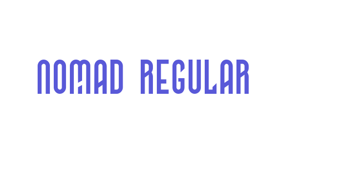 Nomad Regular Font