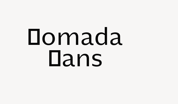 Nomada Sans Font