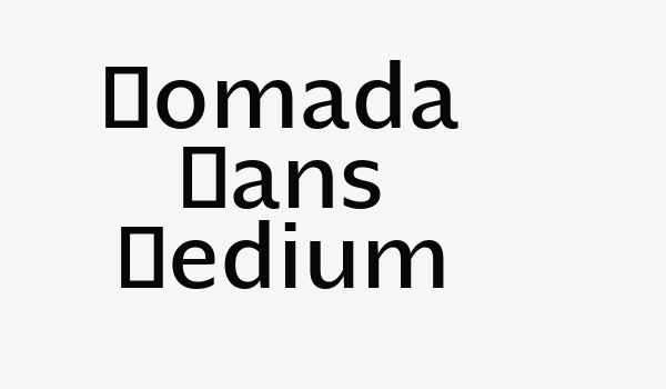 Nomada Sans Medium Font