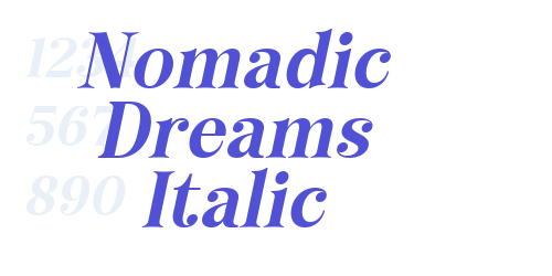 Nomadic Dreams Italic
