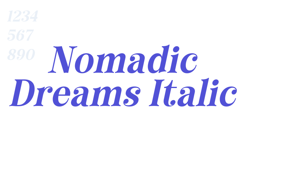 Nomadic Dreams Italic-font-download