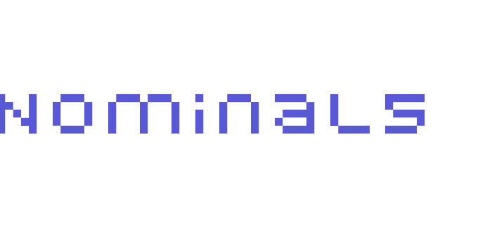 Nominal5 Font Download