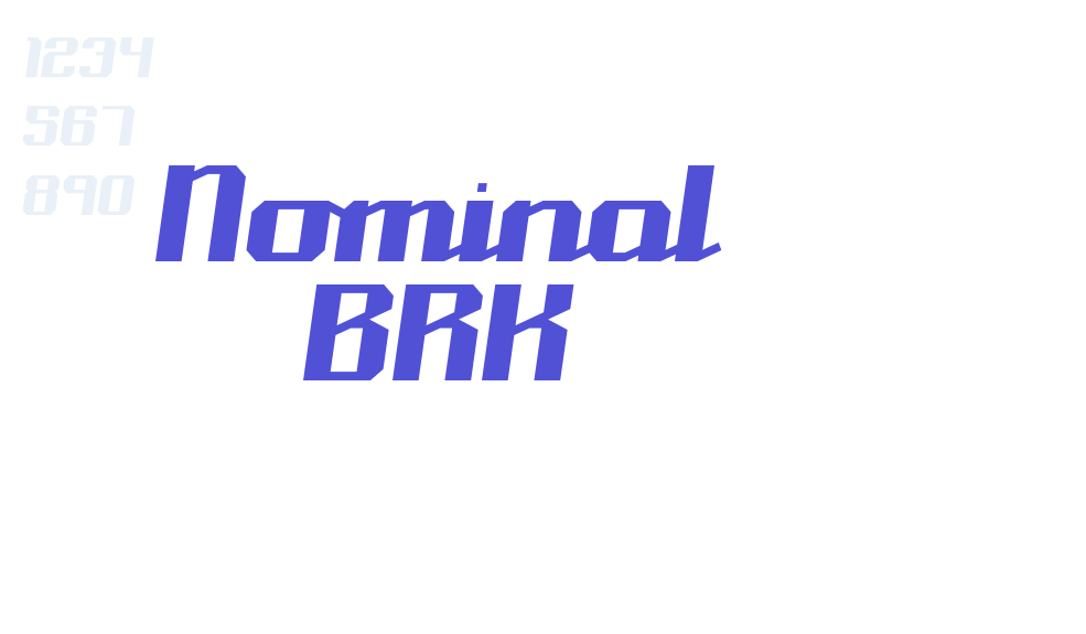 Nominal BRK-font-download