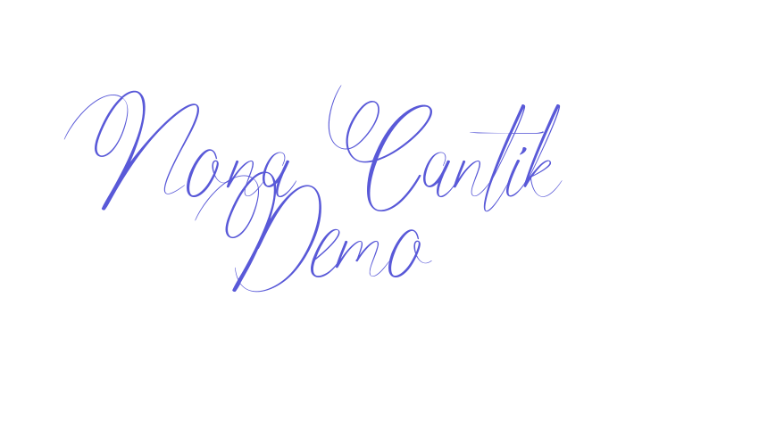 Nona Cantik Demo Font Download