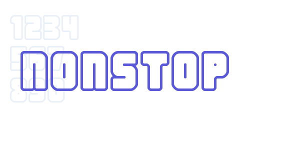 Nonstop font free