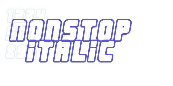 Nonstop italic font free