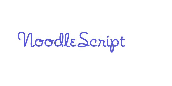 Download NoodleScript Font