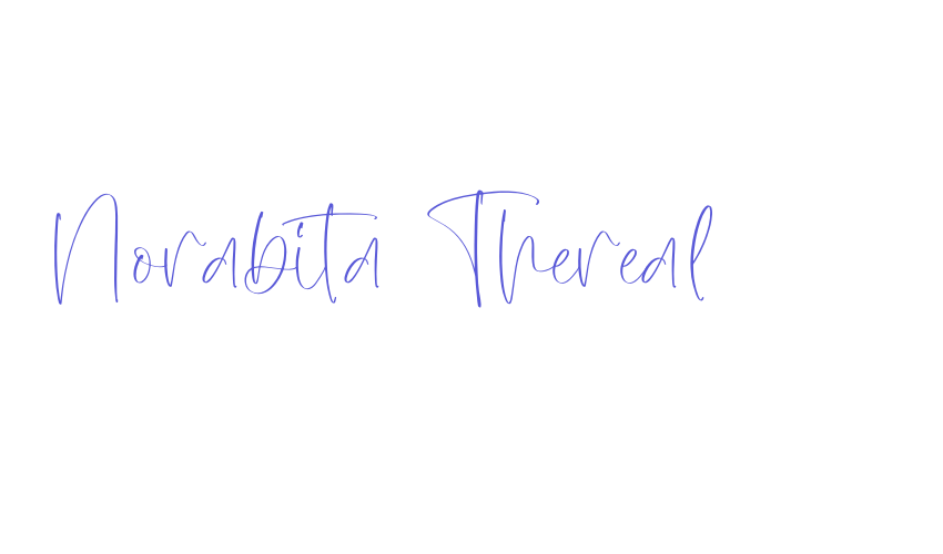 Norabita Thereal Font