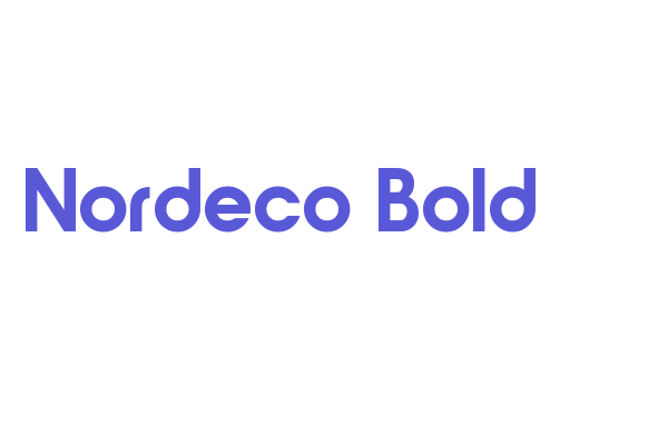 Nordeco Bold Font