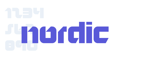 Nordic font free