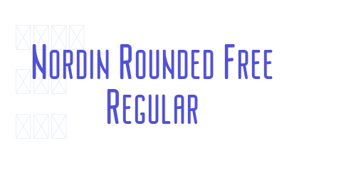 Nordin Rounded Free Regular-font-download
