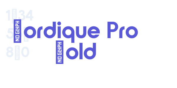 Nordique Pro Bold font free