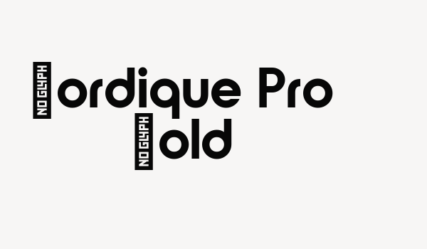 Nordique Pro Bold Font