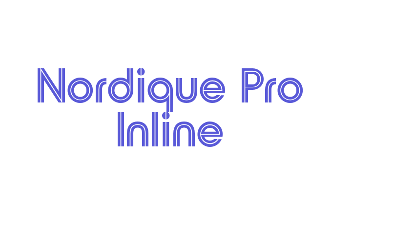 Nordique Pro Inline Font Download