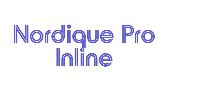 Nordique Pro Inline Font Download