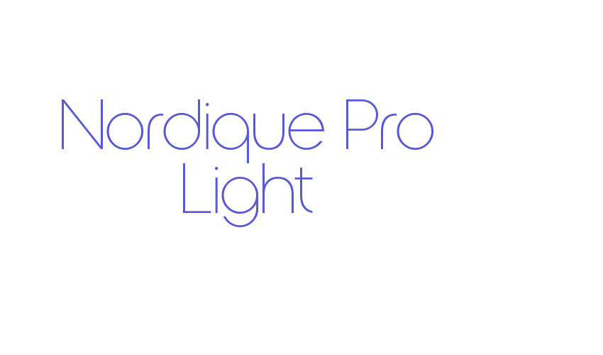 Nordique Pro Light Font Download