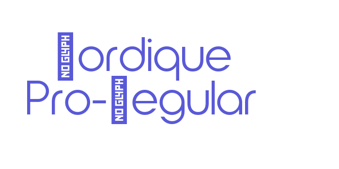 Nordique Pro-Regular Font