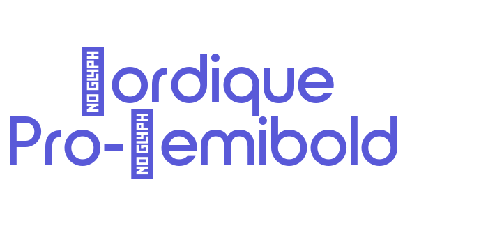 Nordique Pro-Semibold Font