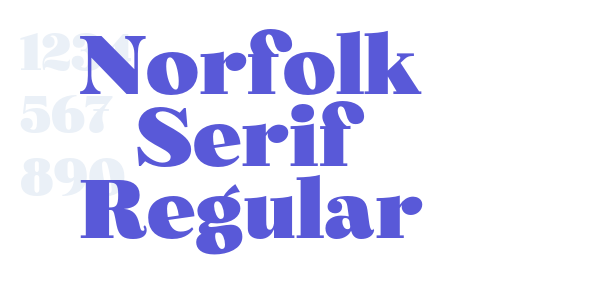 Norfolk Serif Regular font