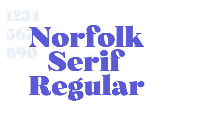 Norfolk Serif Regular font