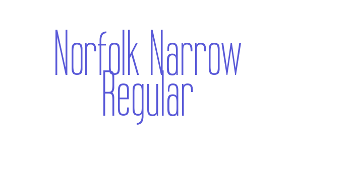 Norfolk Narrow Regular Font Download