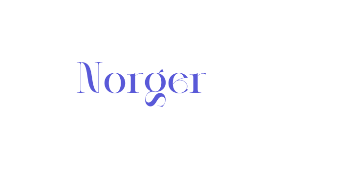 Norger Font Download