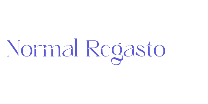 Normal Regasto Font Download