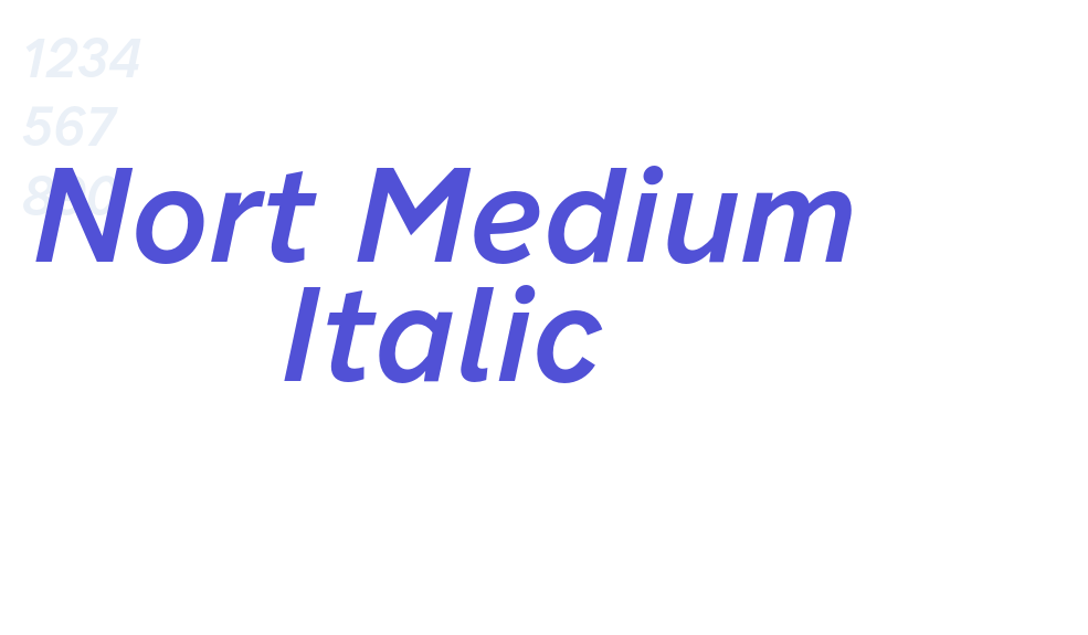 Nort Medium Italic-font-download