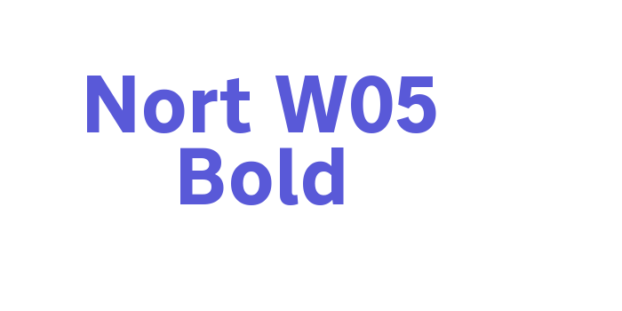 Nort W05 Bold Font Download