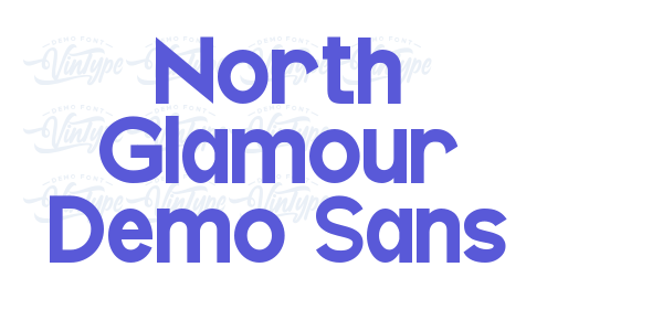 North Glamour Demo Sans font free