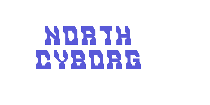 North Cyborg Font Download