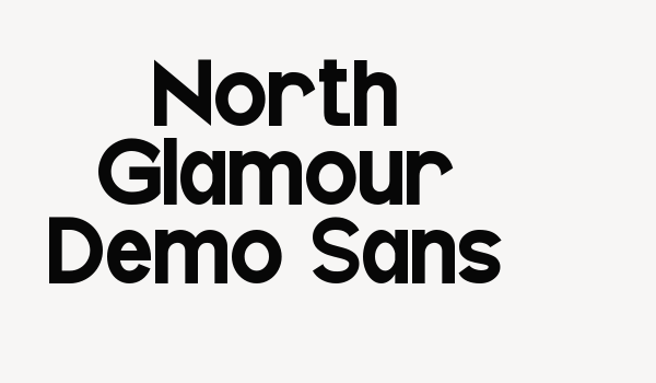 North Glamour Demo Sans Font