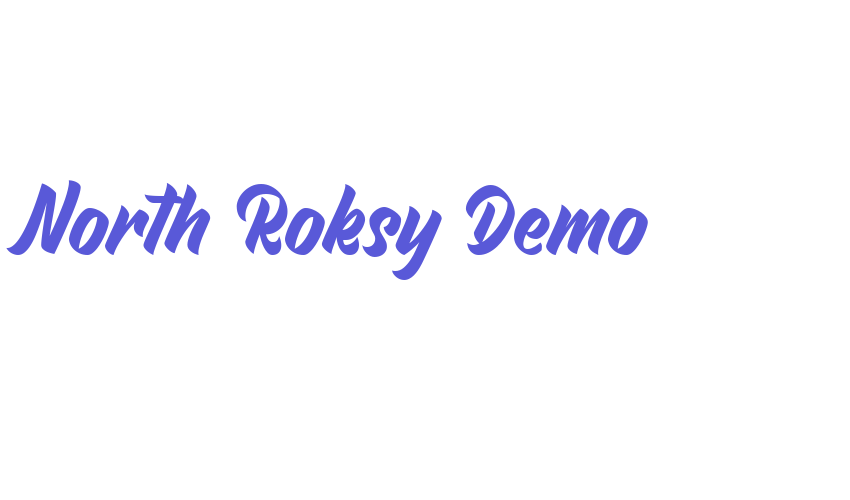 North Roksy Demo Font Download